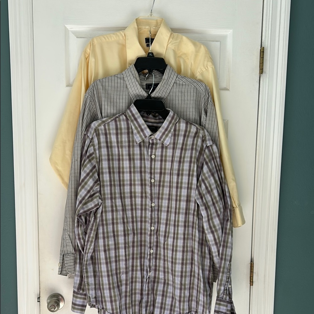 Men's Dockers Plaid and Solid Button-Down Shirts